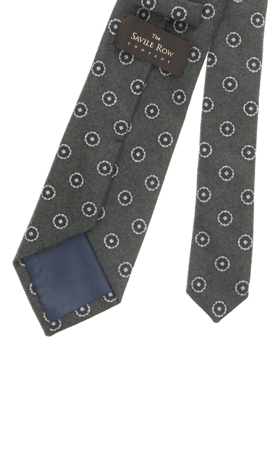 プレミアムレギュラータイ【WOOL FLANNEL PRINT】【60周年特別企画】 グリーン 4