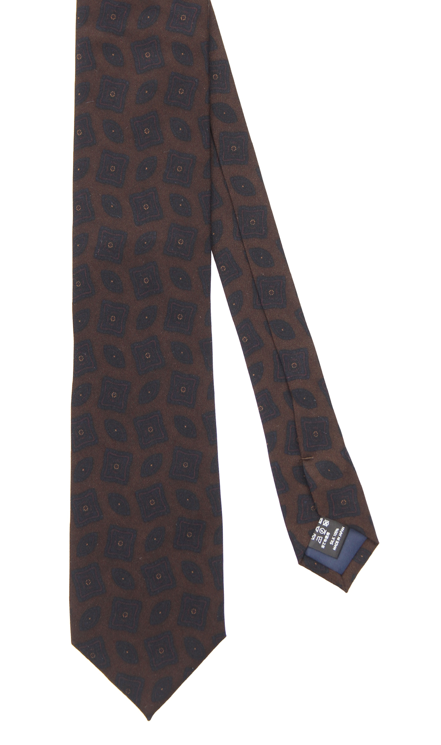 プレミアムレギュラータイ【OVER COLORED PRINT】 ブラウン 4