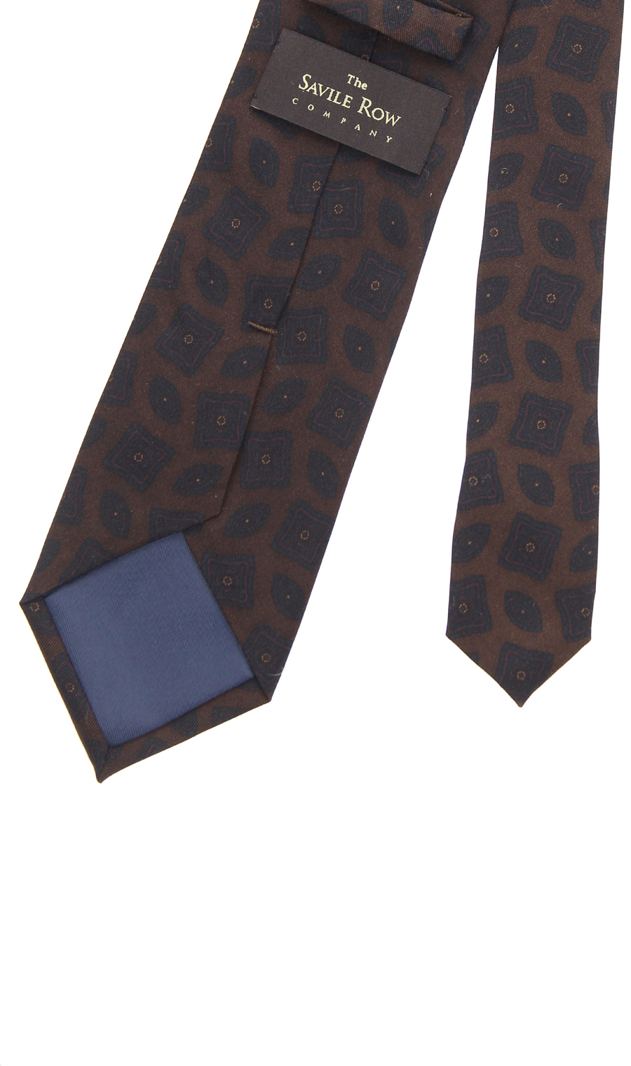 プレミアムレギュラータイ【OVER COLORED PRINT】 ブラウン 4