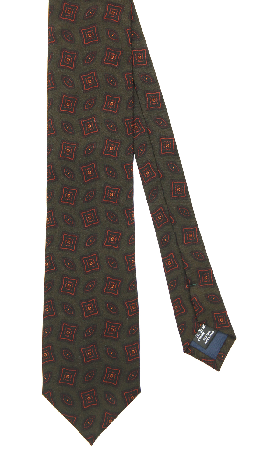 プレミアムレギュラータイ【OVER COLORED PRINT】 グリーン 4