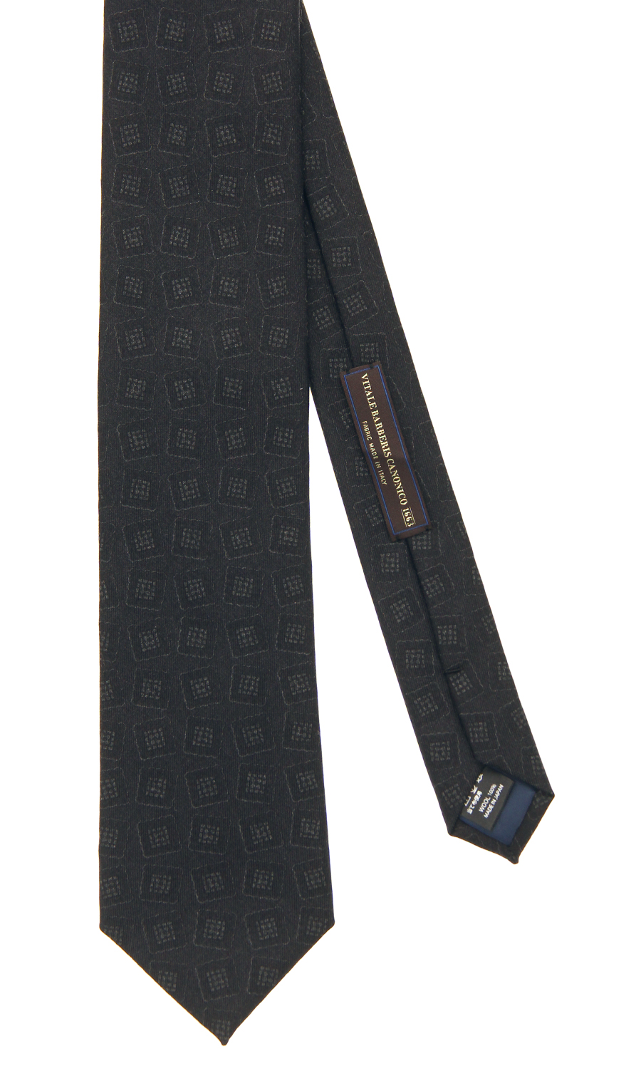 プレミアムレギュラータイ【PRINT ON SUITS FABRIC】 ブラック 4