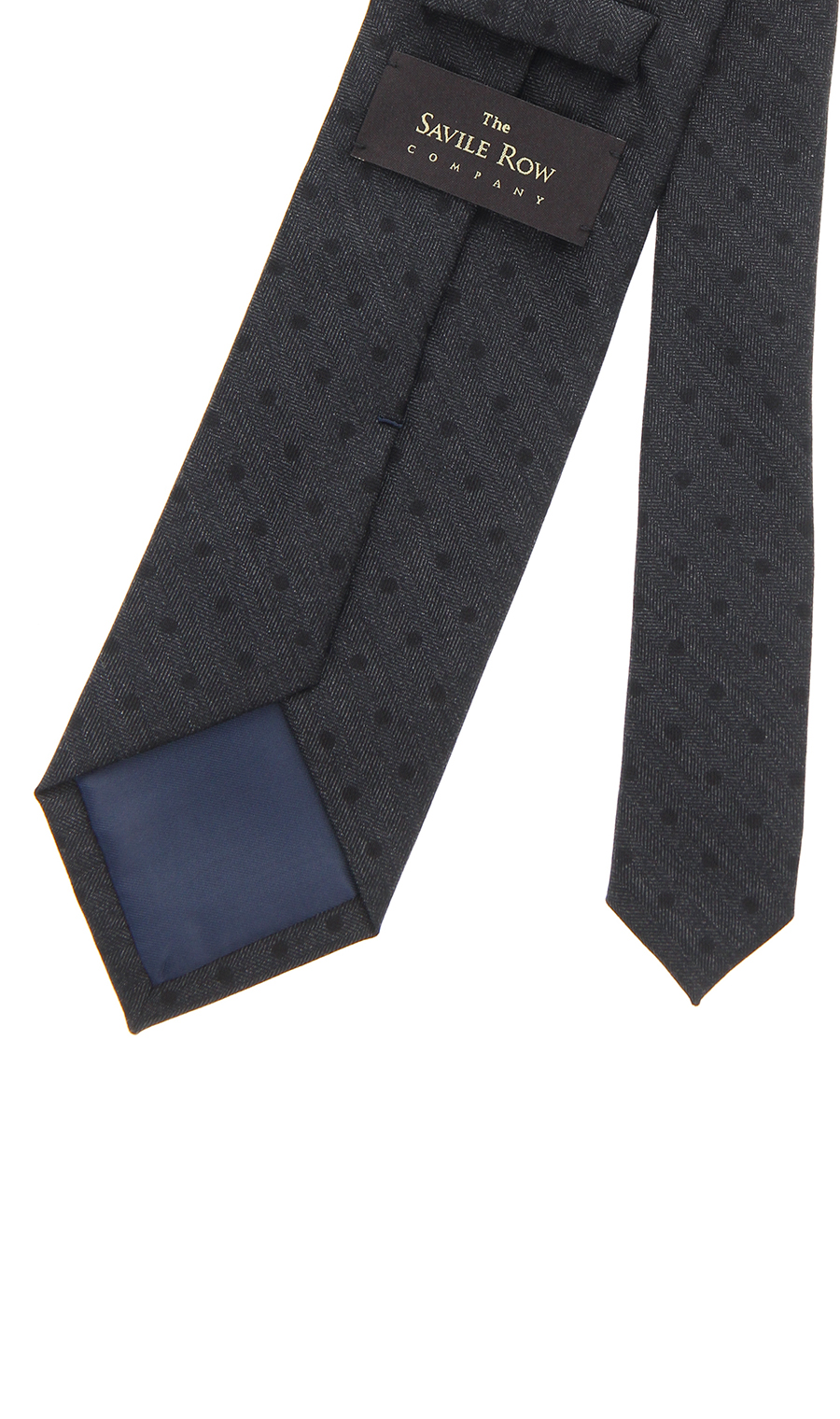 プレミアムレギュラータイ【HAND PRINT ON SUIT FABRIC】 グレー 3