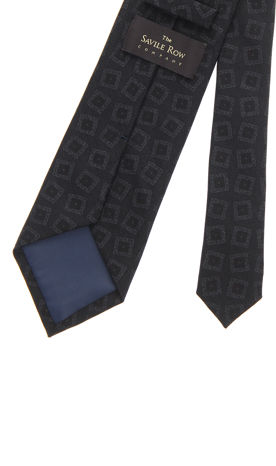 プレミアムレギュラータイ【HAND PRINT ON SUIT FABRIC】 グレー 4