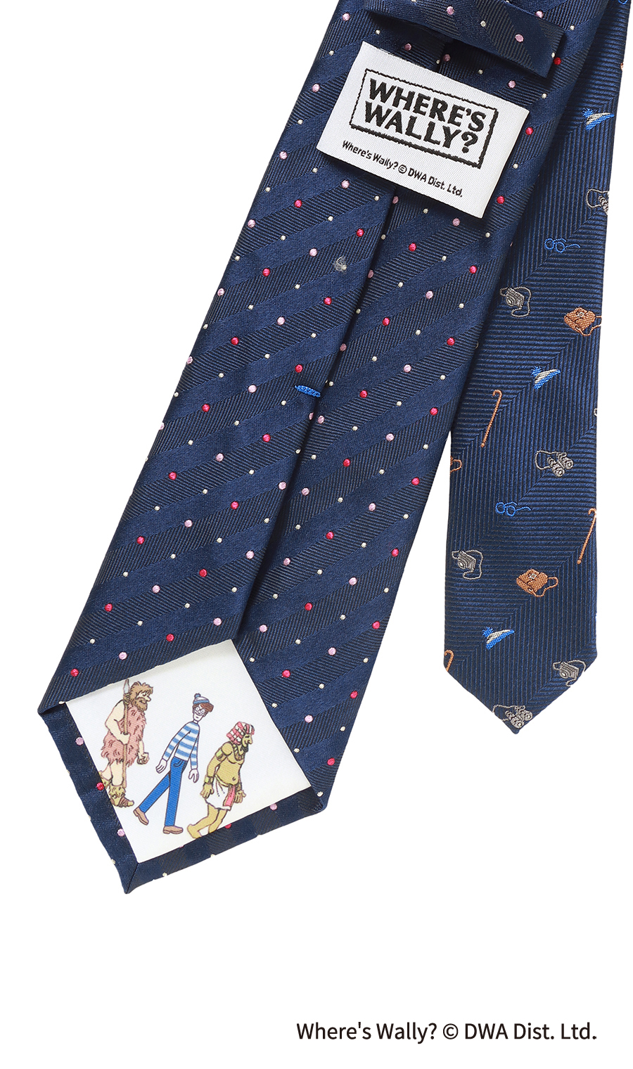 レギュラータイ・ハンカチセット【ウォーリーをさがせ！コラボ】 ネイビー 3