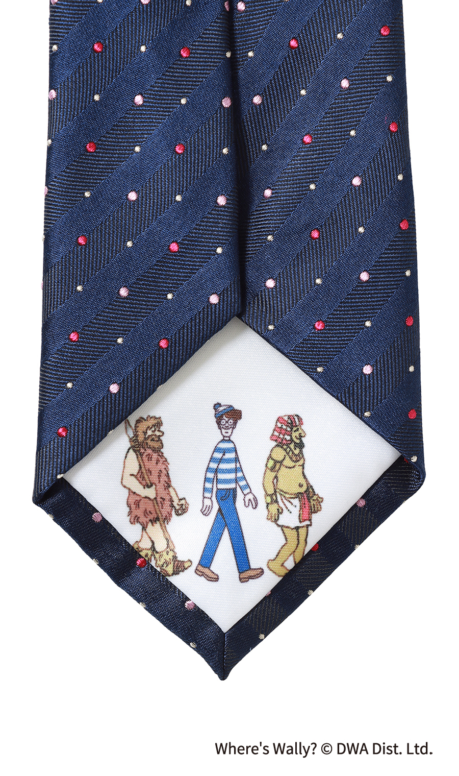 レギュラータイ・ハンカチセット【ウォーリーをさがせ！コラボ】 ネイビー 3