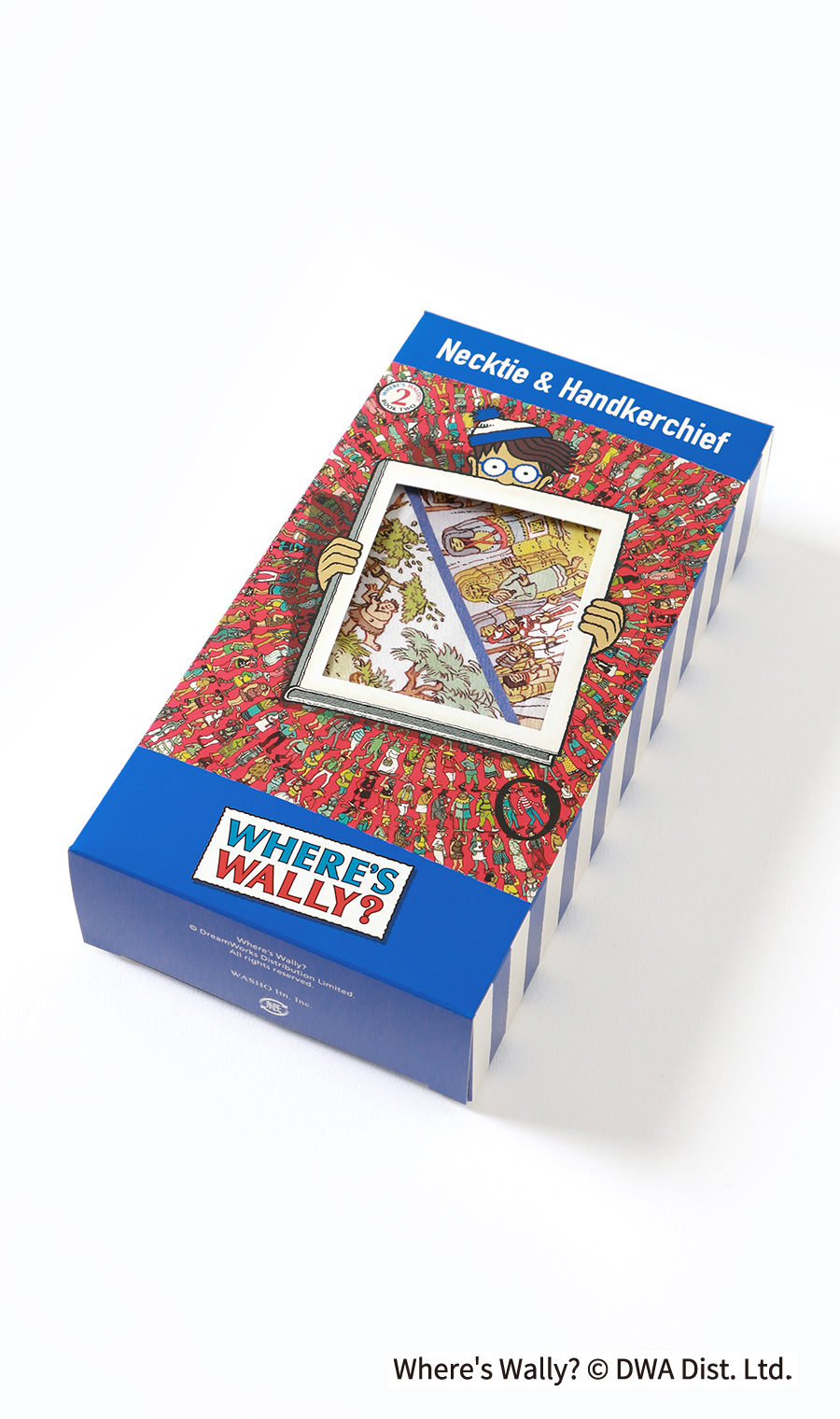 レギュラータイ・ハンカチセット【ウォーリーをさがせ！コラボ】 ネイビー 3