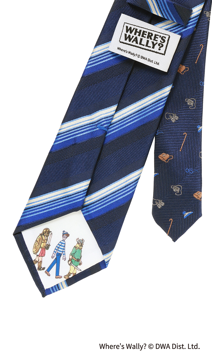 レギュラータイ・ハンカチセット【ウォーリーをさがせ!コラボ】 ネイビー 9