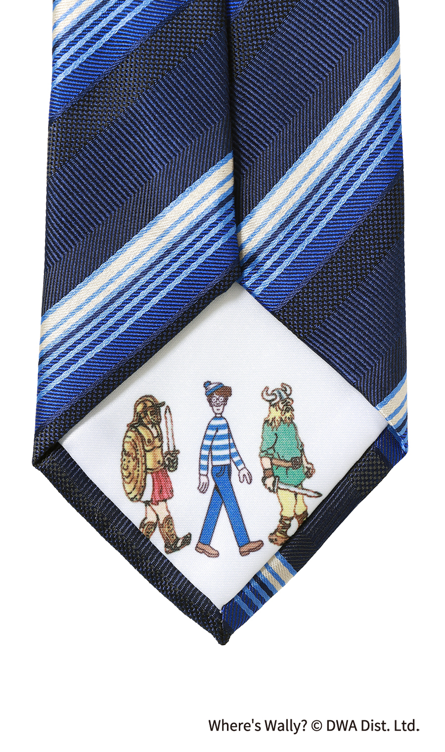 レギュラータイ・ハンカチセット【ウォーリーをさがせ!コラボ】 ネイビー 9