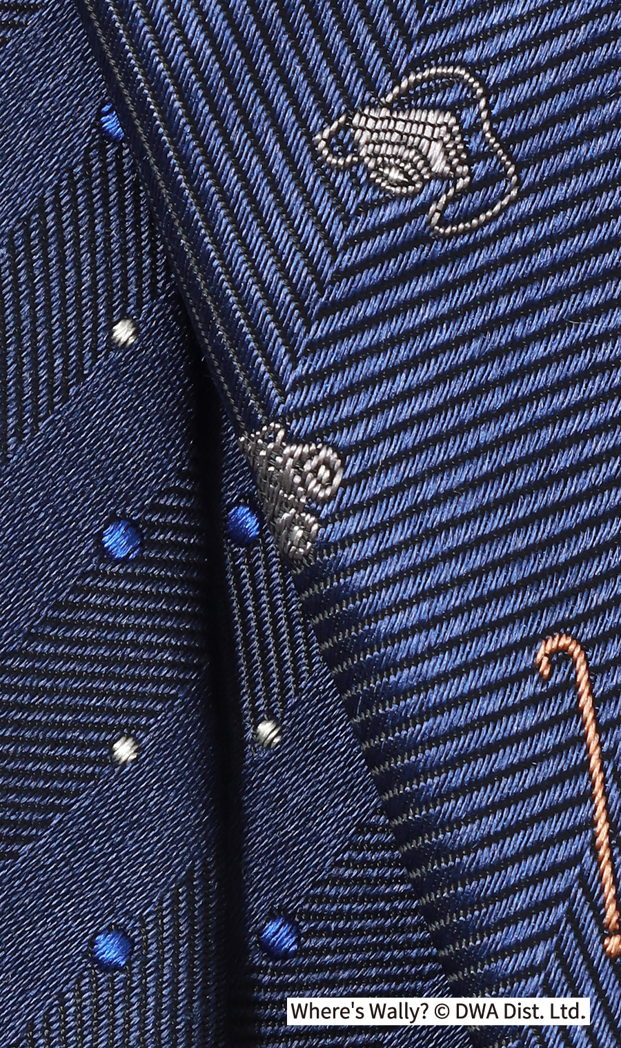 レギュラータイ・ハンカチセット【ウォーリーをさがせ！コラボ】 ブルー 3