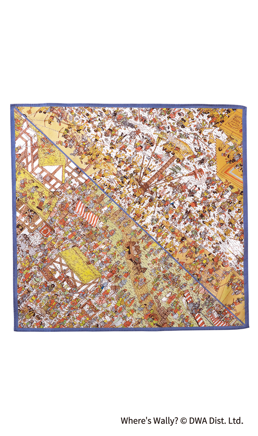 レギュラータイ・ハンカチセット【ウォーリーをさがせ！コラボ】 ブルー 3
