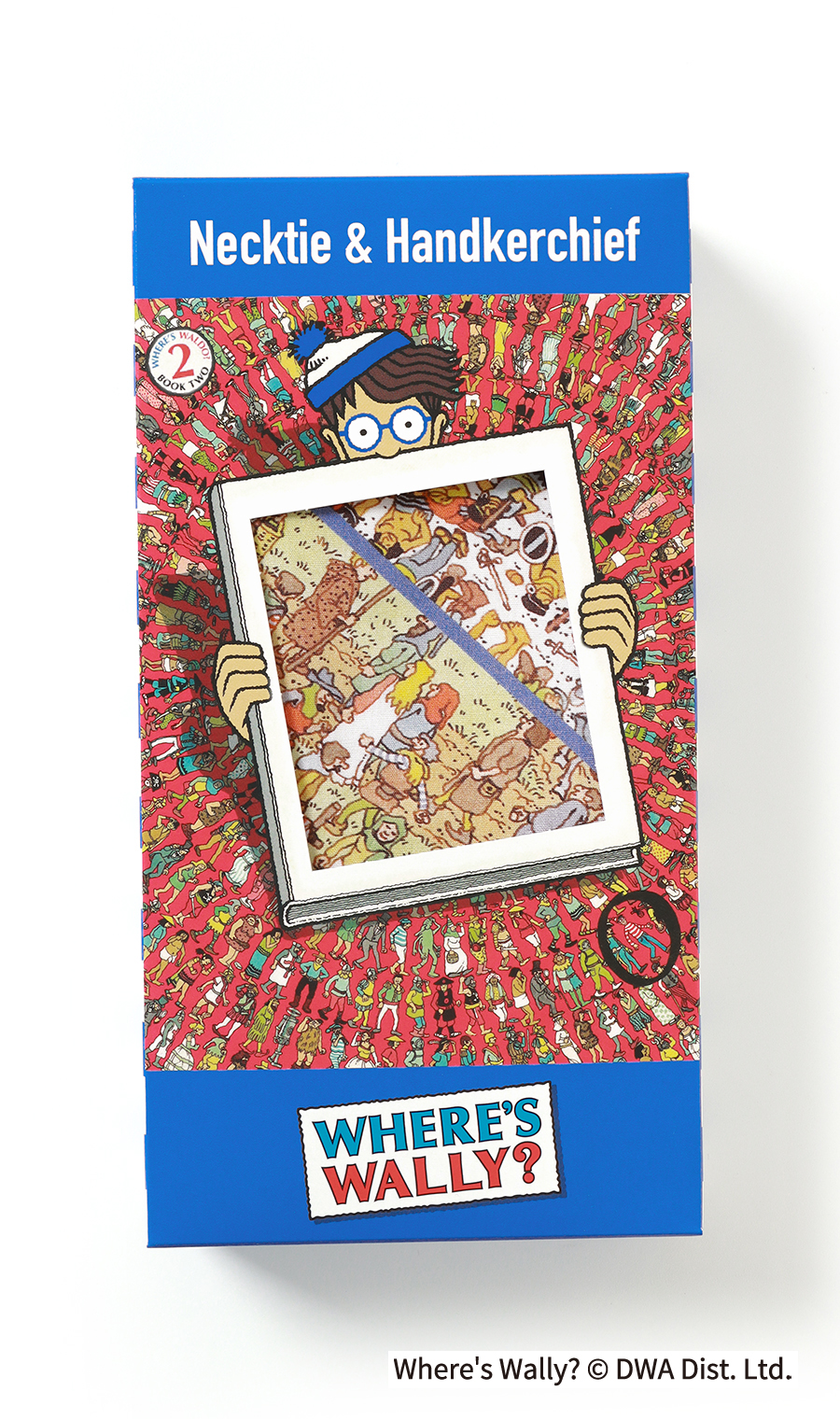 レギュラータイ・ハンカチセット【ウォーリーをさがせ！コラボ】 ブルー 3