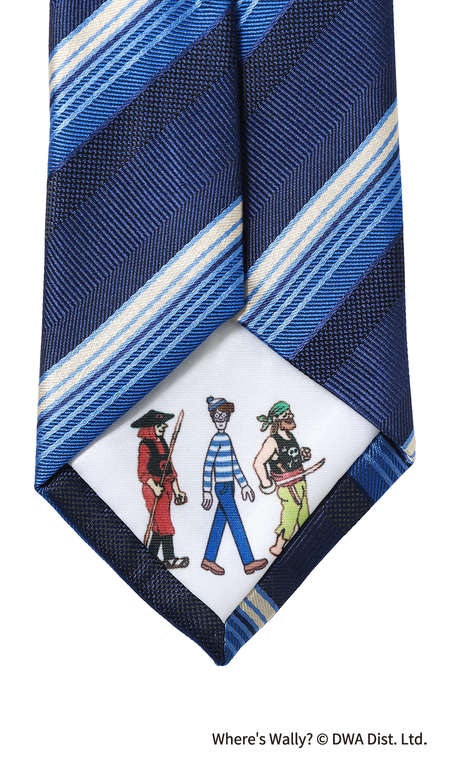 レギュラータイ・ハンカチセット【ウォーリーをさがせ！コラボ】 ブルー 9