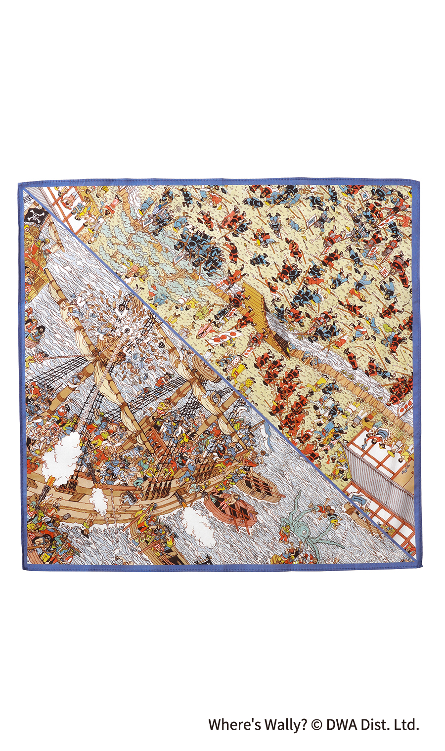 レギュラータイ・ハンカチセット【ウォーリーをさがせ！コラボ】 ブルー 9