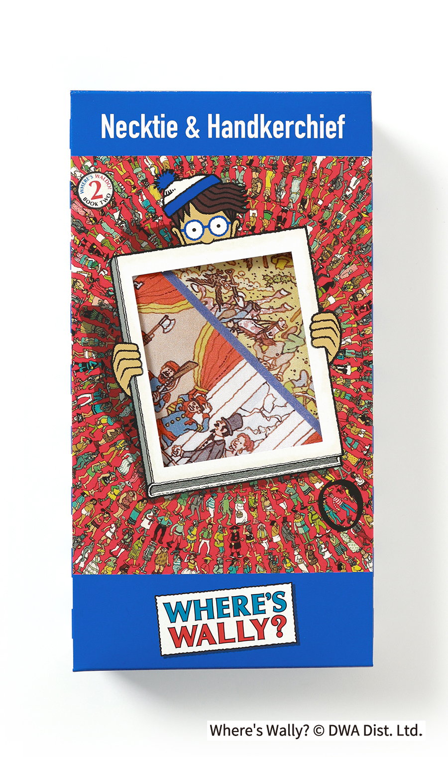 レギュラータイ・ハンカチセット【ウォーリーをさがせ！コラボ】 ワイン 3