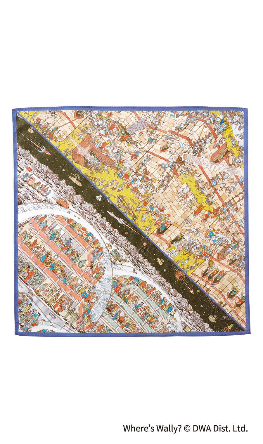 レギュラータイ・ハンカチセット【ウォーリーをさがせ！コラボ】 ワイン 9