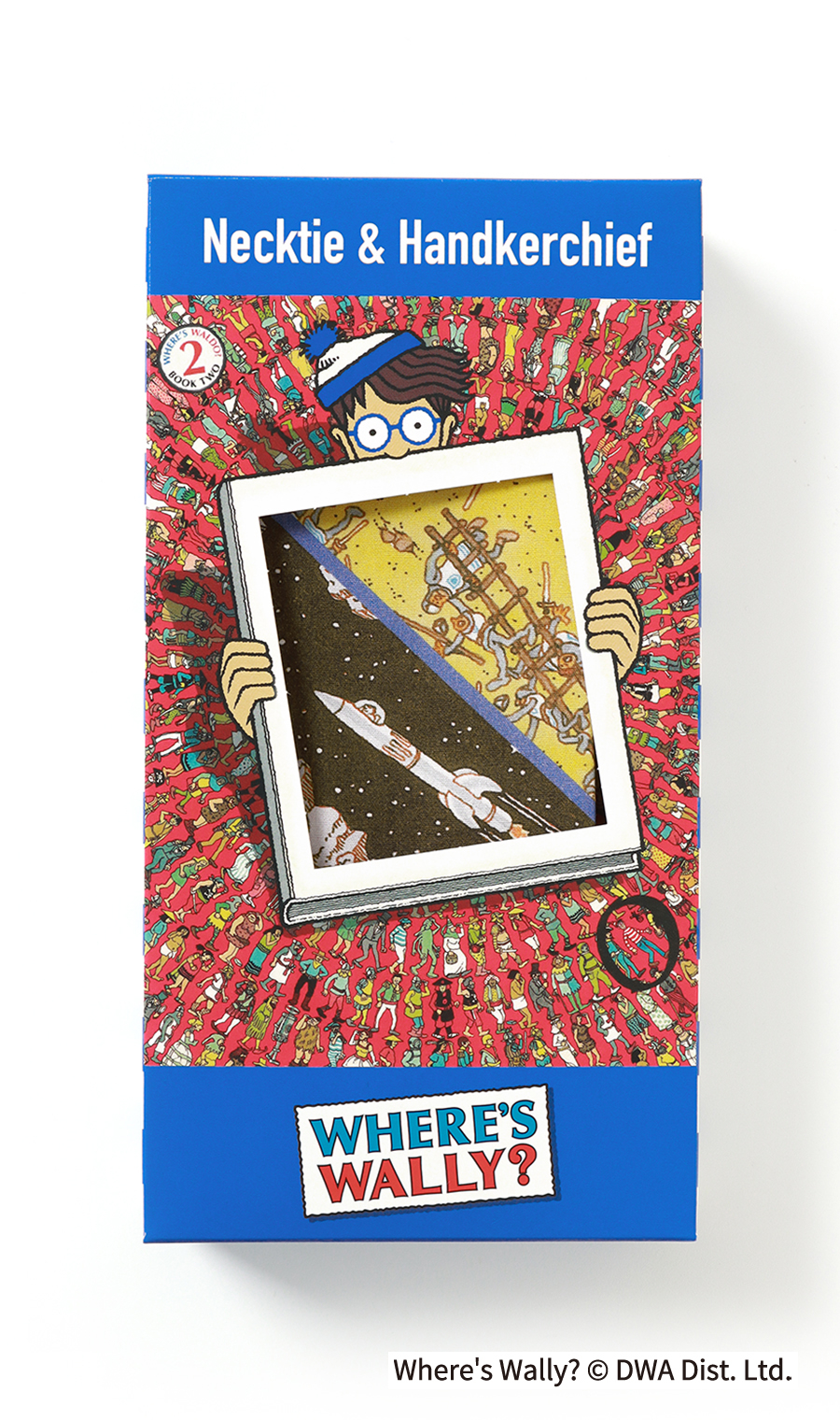 レギュラータイ・ハンカチセット【ウォーリーをさがせ！コラボ】 ワイン 9