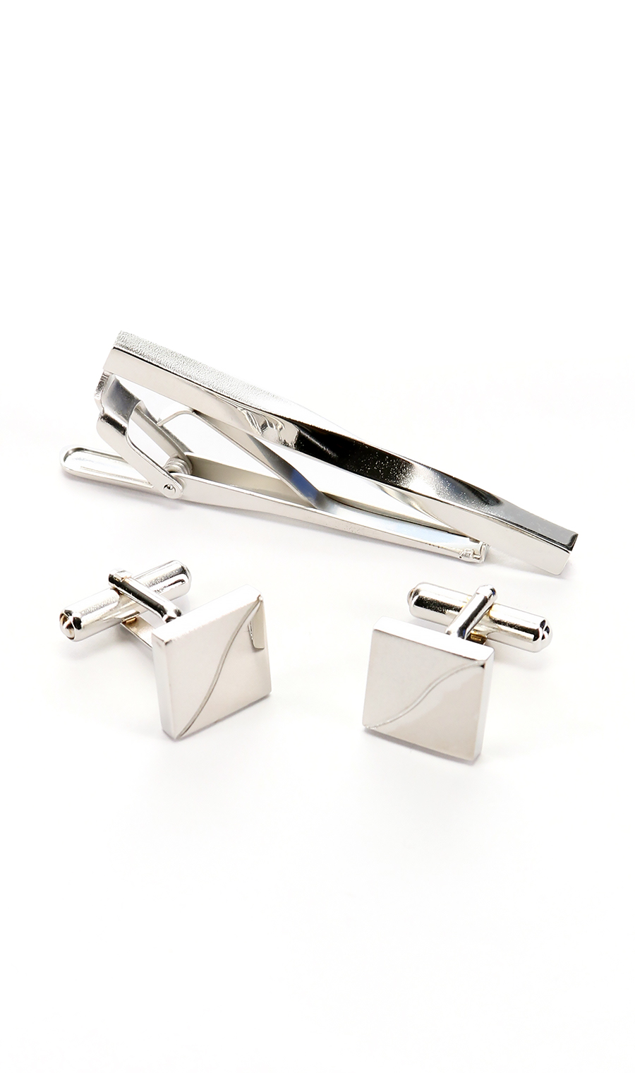 タイバー＆カフリンクス【MADE IN JAPAN】 シルバー 2