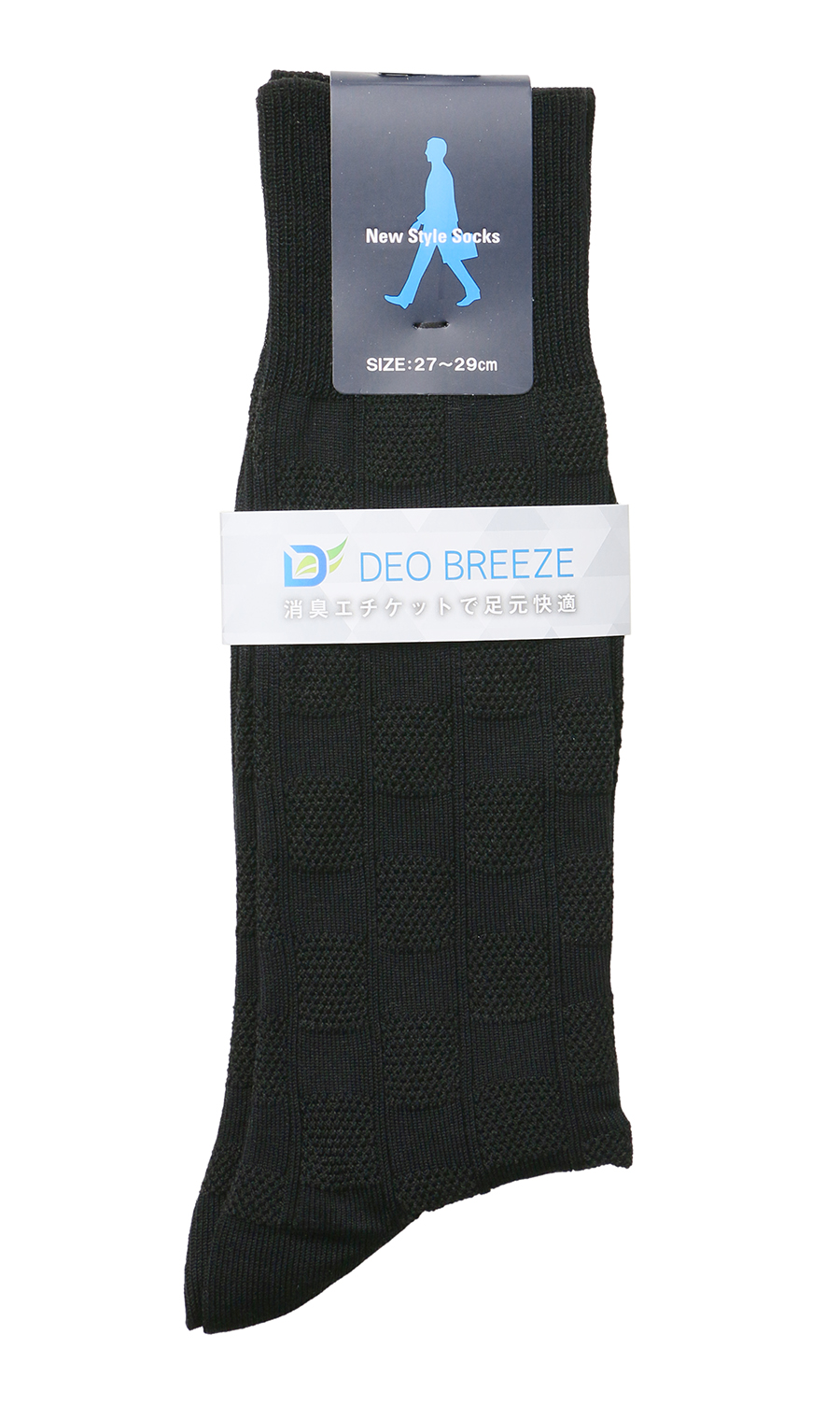 ソックス(27～29cm)【DEO BREEZE】 ブラック系 6