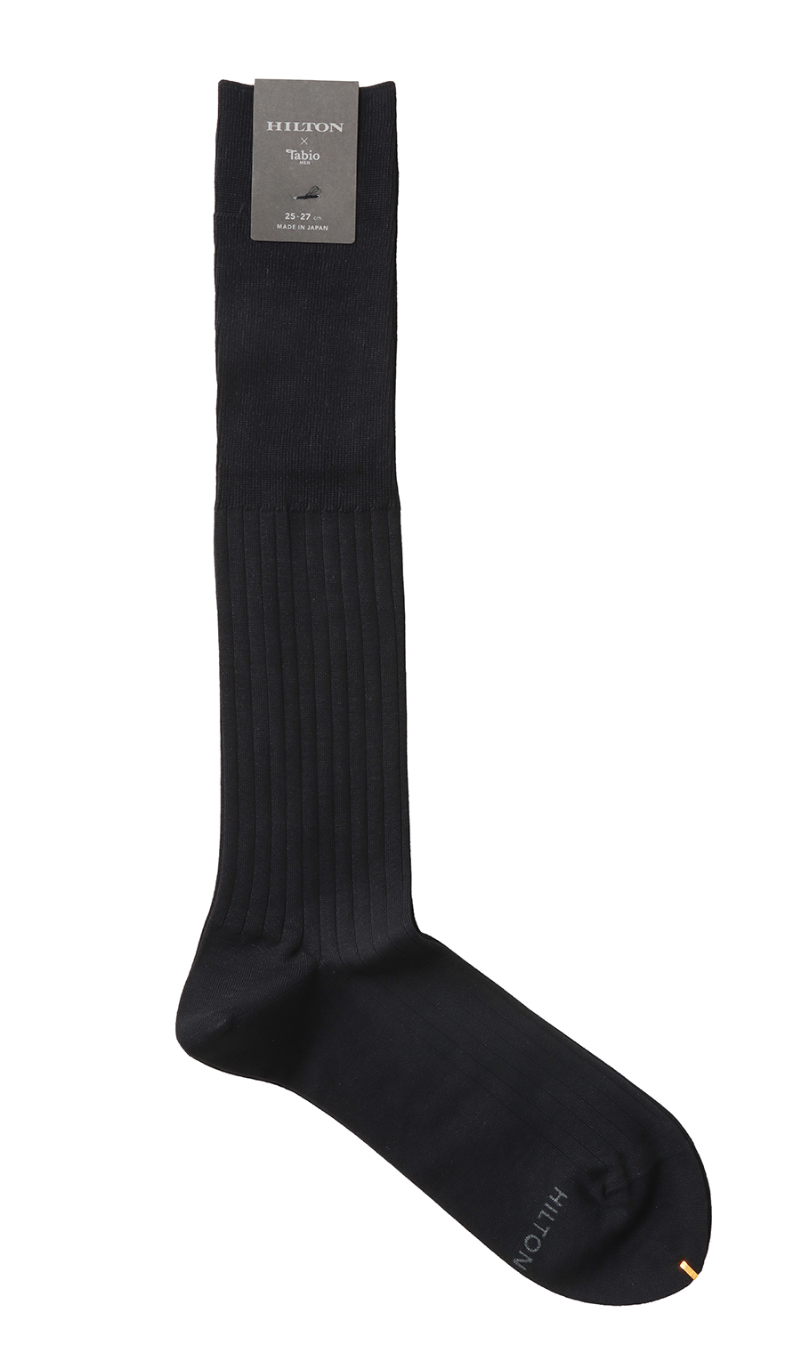 リブロングホーズ【HILTON×Tabio】【MADE IN JAPAN】(25~27cm) ブラック 1