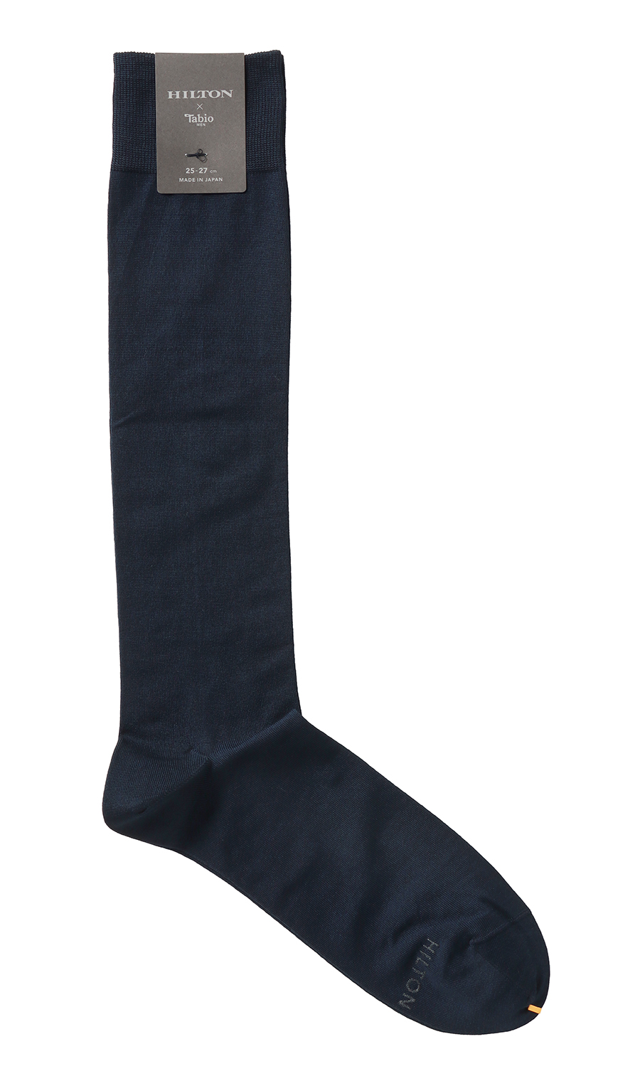 平無地ロングホーズ【HILTON×Tabio】【MADE IN JAPAN】(25～27cm) ネイビー 2