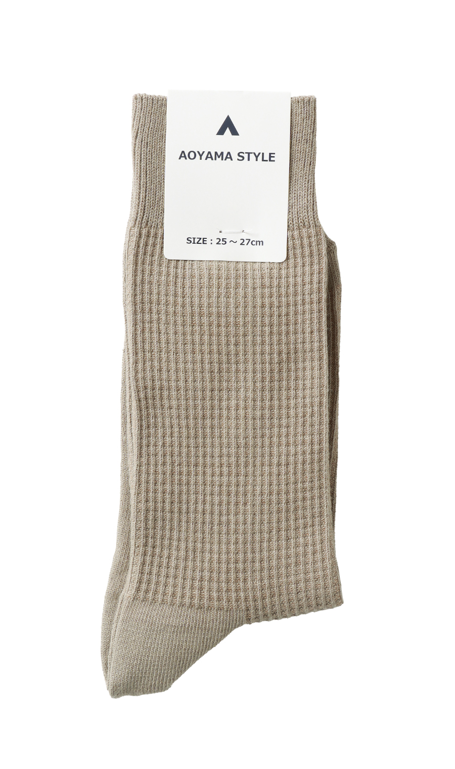 ソックス(25~27cm) グレージュ 4