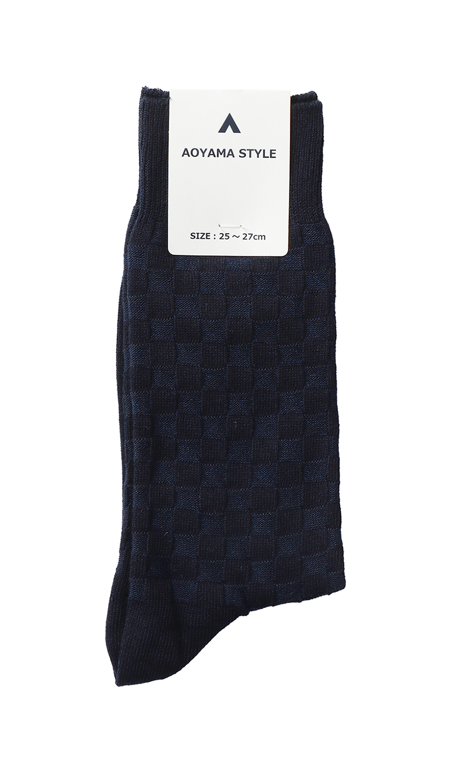 ソックス(25～27cm) ネイビー 7
