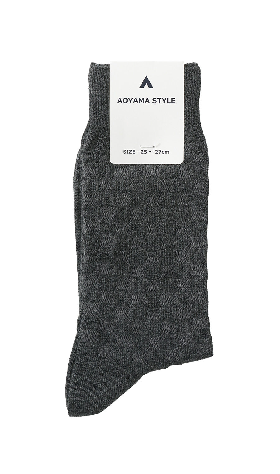ソックス(25～27cm) チャコール 9