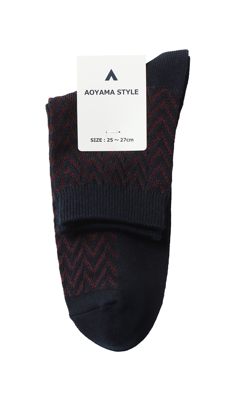 ショートソックス(25～27cm) レッド 4