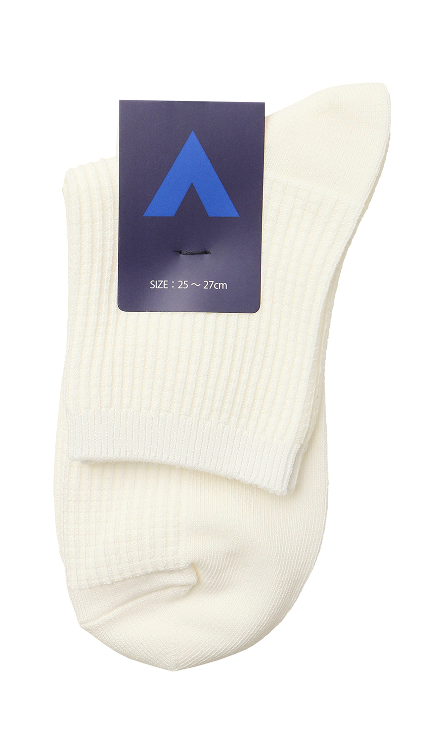 ショートソックス【リンクスワッフル】(25～27cm) ホワイト系 0