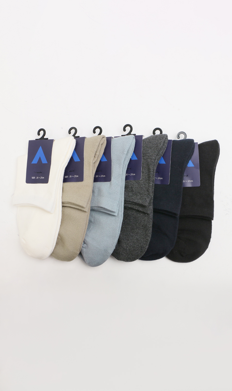 ショートソックス【足底パイル】(25～27cm) ホワイト系 0