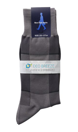メンズソックス(25～27㎝)【DEO BREEZE】