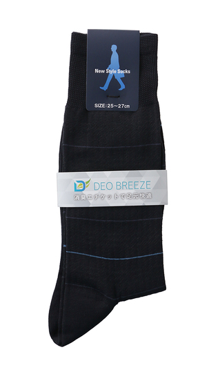メンズソックス(25～27㎝)【DEO BREEZE】