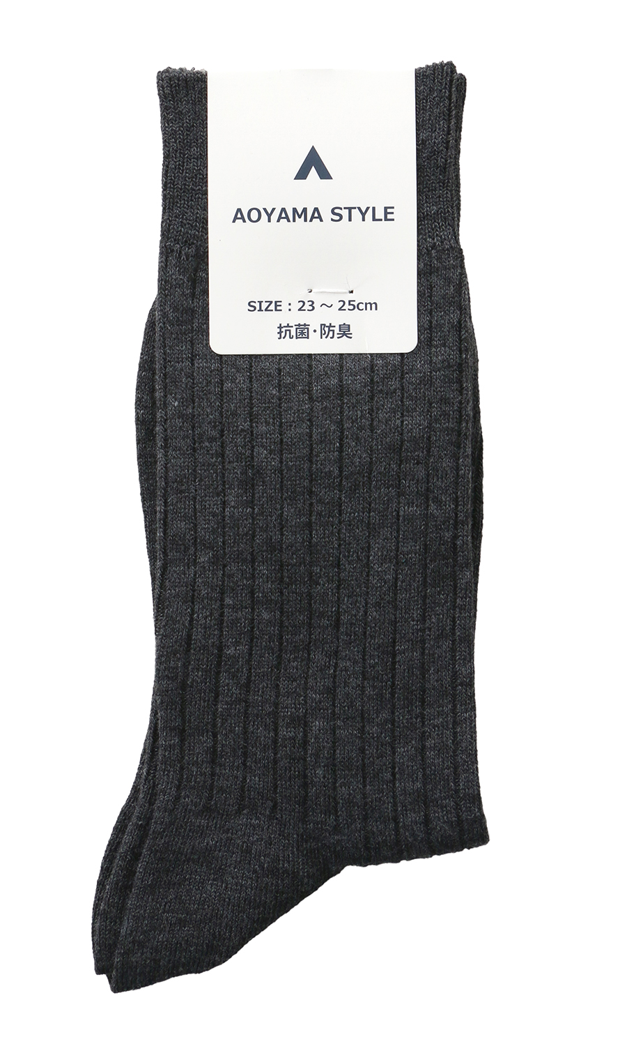ソックス(23～25cm) チャコール 3