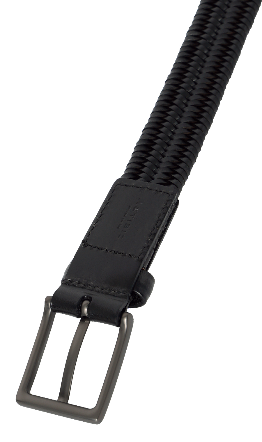 ピンバックルメッシュベルト【ストレッチ】 ブラック 0