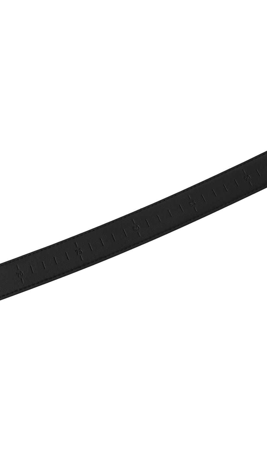 ピンバックルカーブベルト ブラック 0