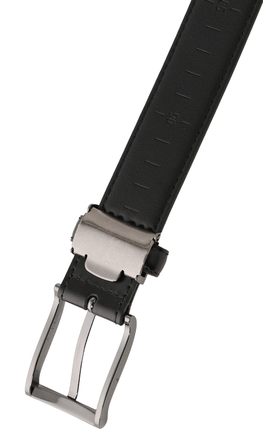 ピンバックルカーブベルト ブラック 1