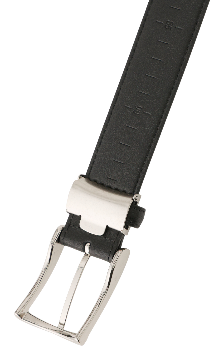 ピンバックルカーブベルト ブラック 0