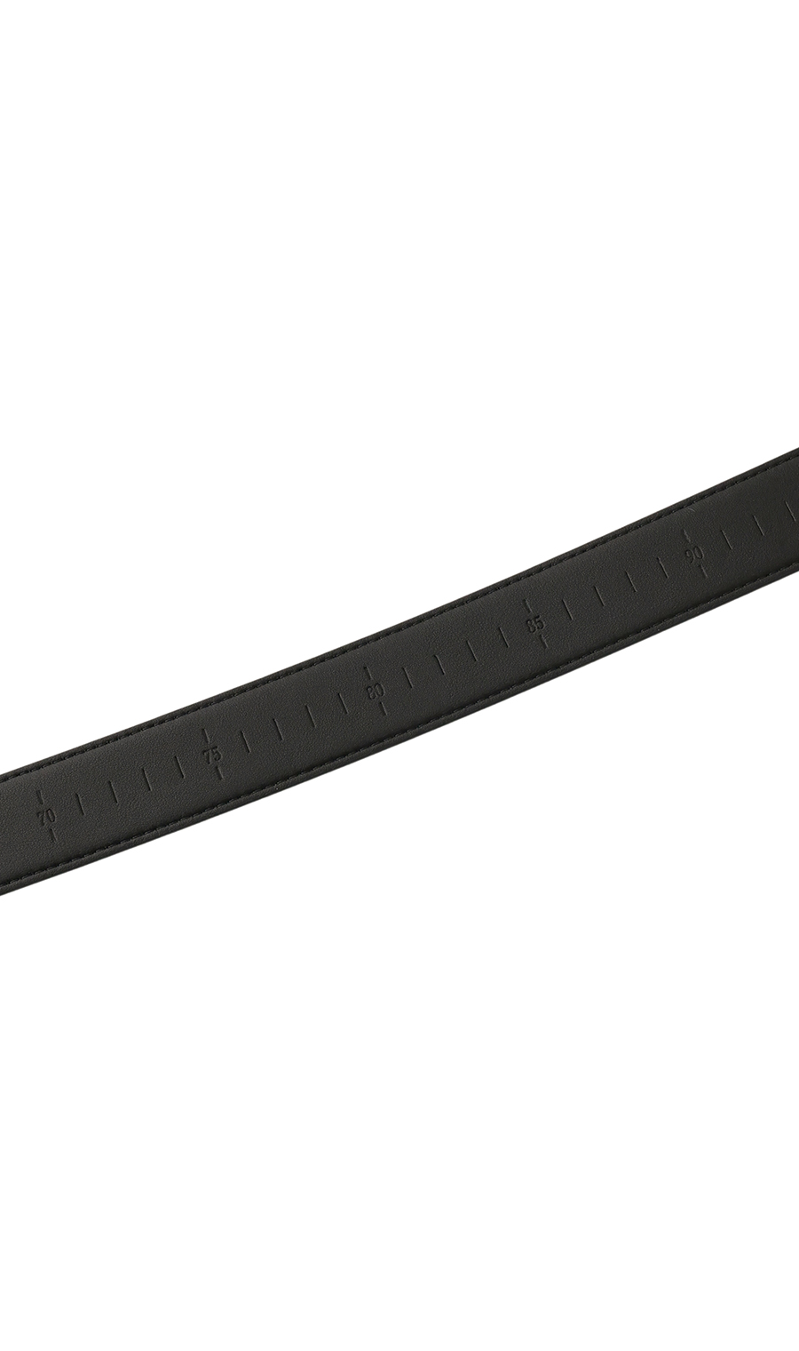 ピンバックルカーブベルト ブラック 0