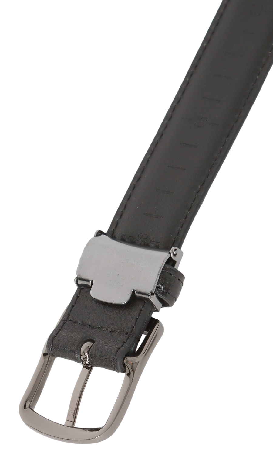 ピンバックルメンズベルト ブラック系 4