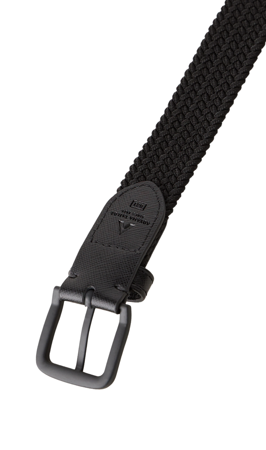 ■ピンバックルメッシュベルト【ストレッチ】 ブラック 0