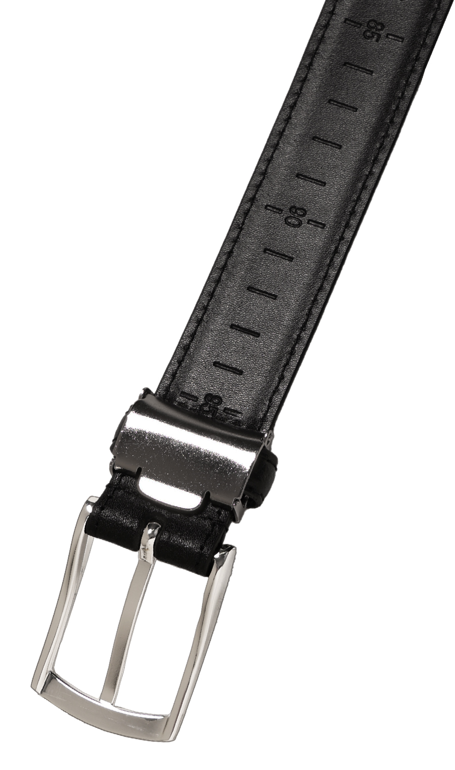 ■ピンバックルメンズベルト ブラック 2