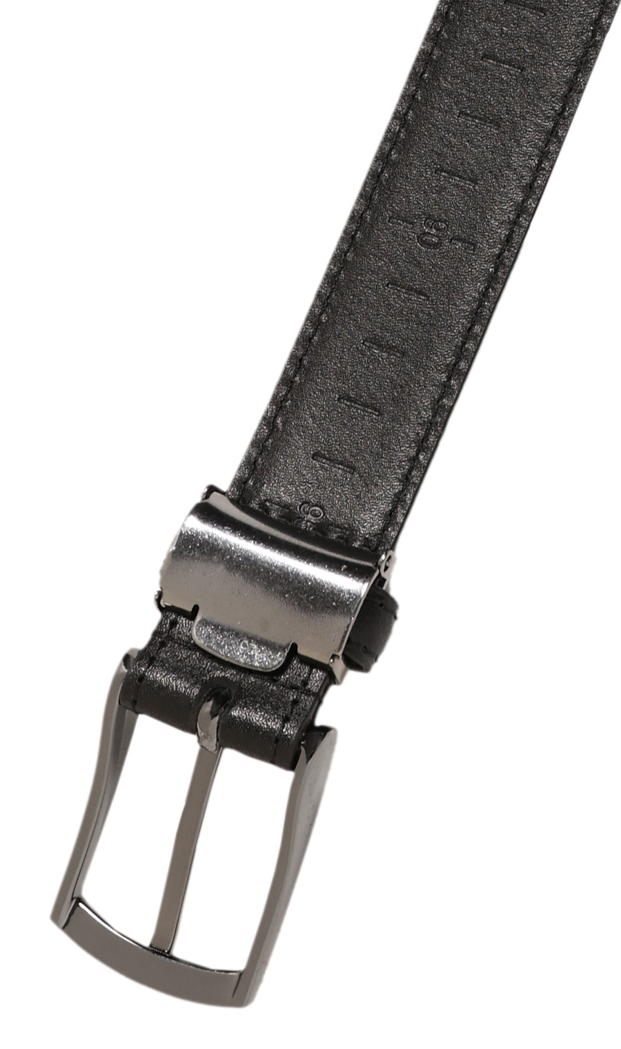■ピンバックルメンズベルト ブラック 0