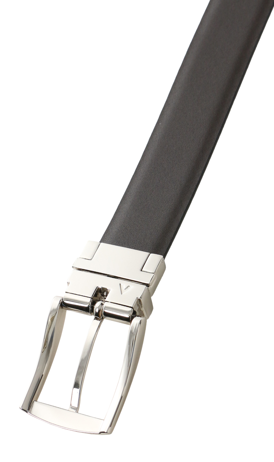 ■ピンバックルメンズベルト【リバーシブル】 ブラック 0