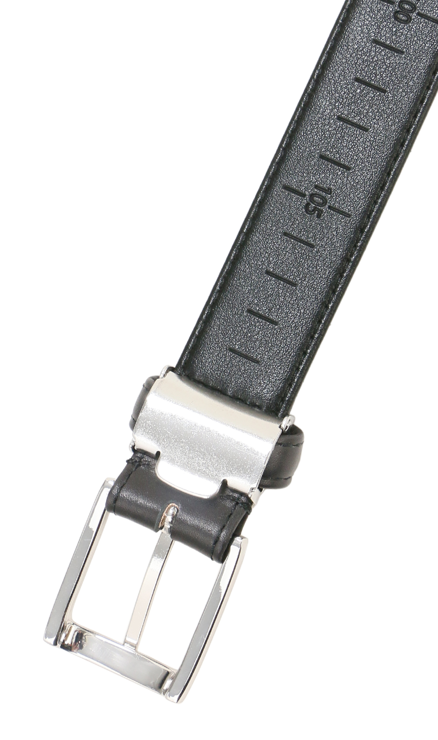 ■ピンバックルメンズベルト【ロングサイズ】 ブラック 0