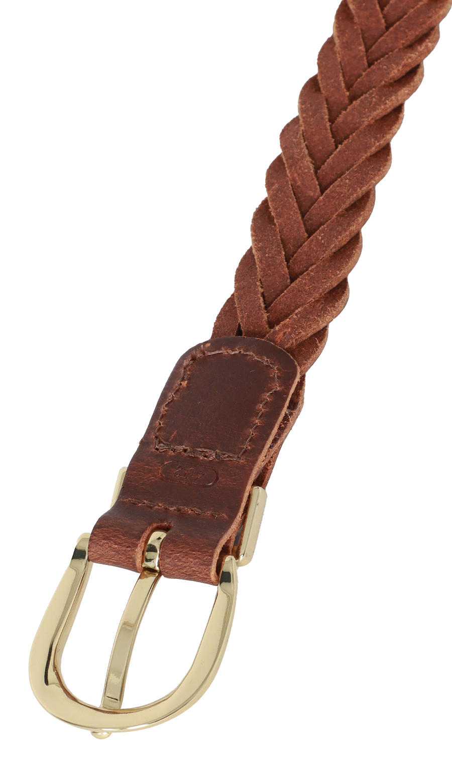 ピンバックルメッシュベルト ブラウンB 0