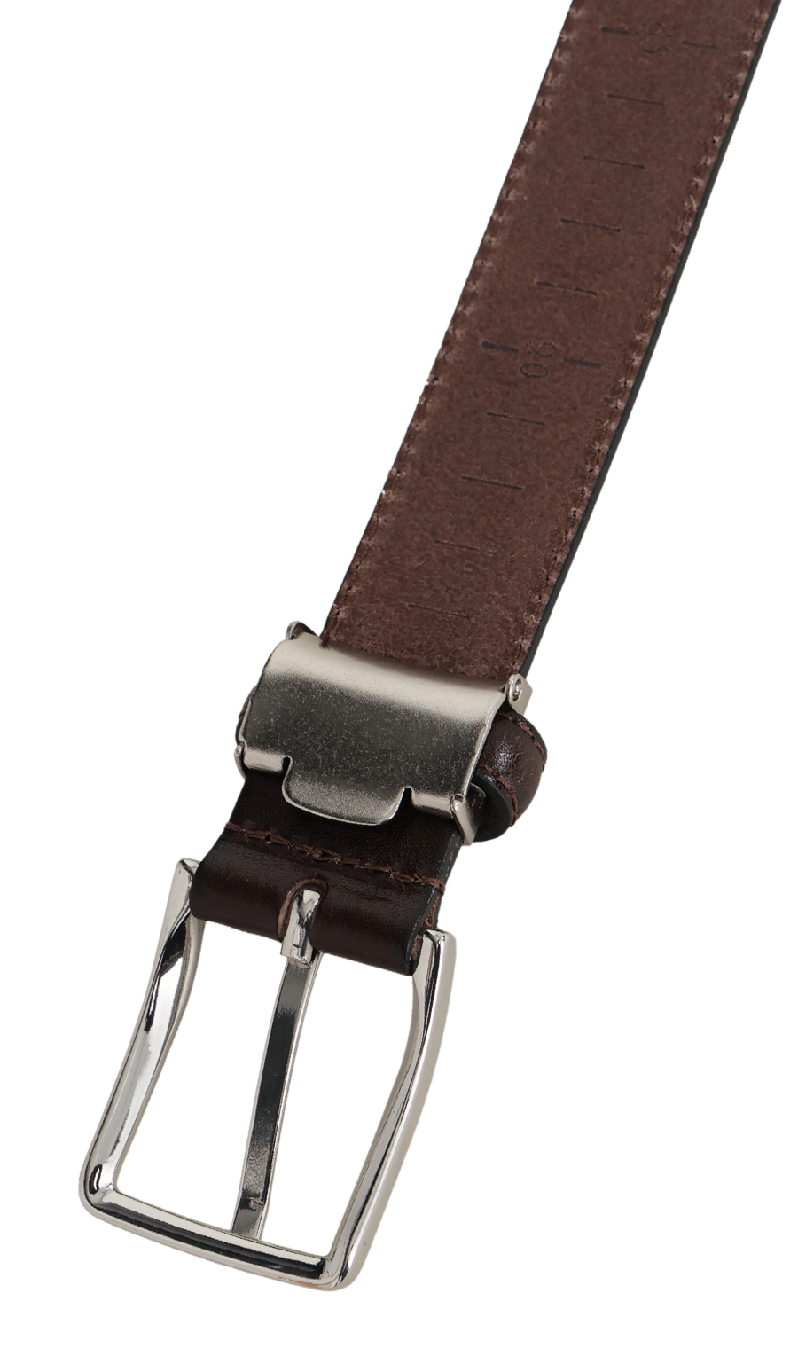■ピンバックルメンズベルト ブラウン 1