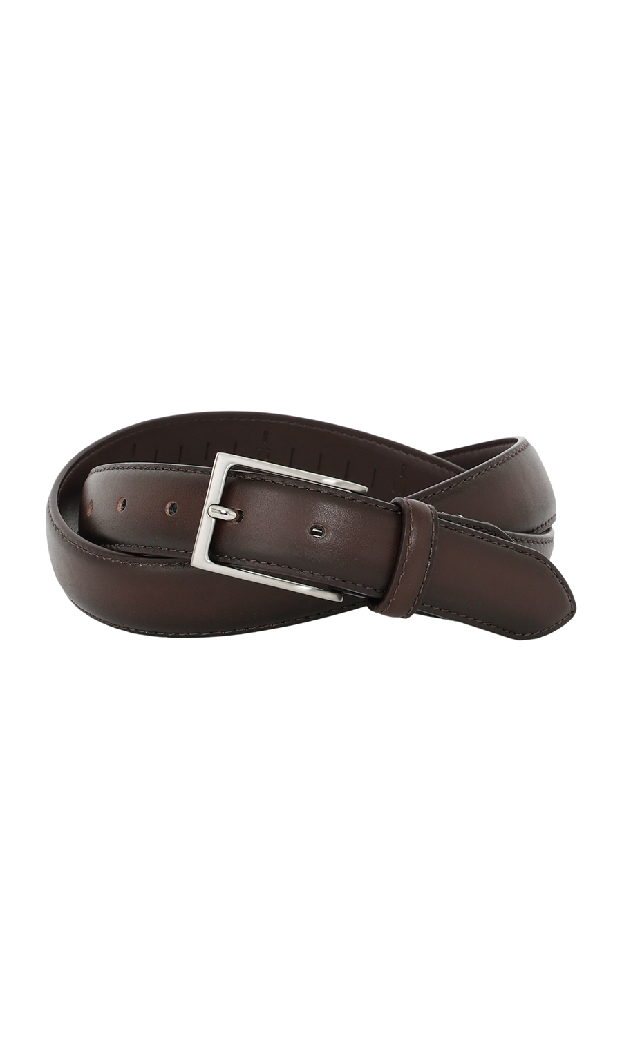 ■ピンバックルメンズベルト ブラウン 0