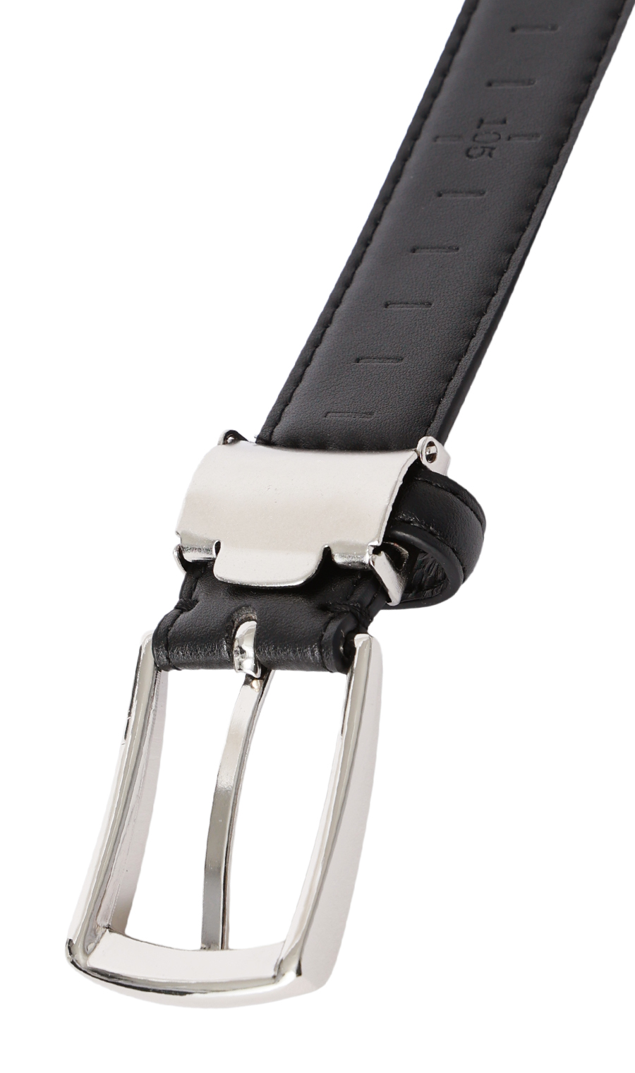 ■ピンバックルメンズベルト【PT-9】【ストレッチ】【ロングサイズ】 ブラック 0