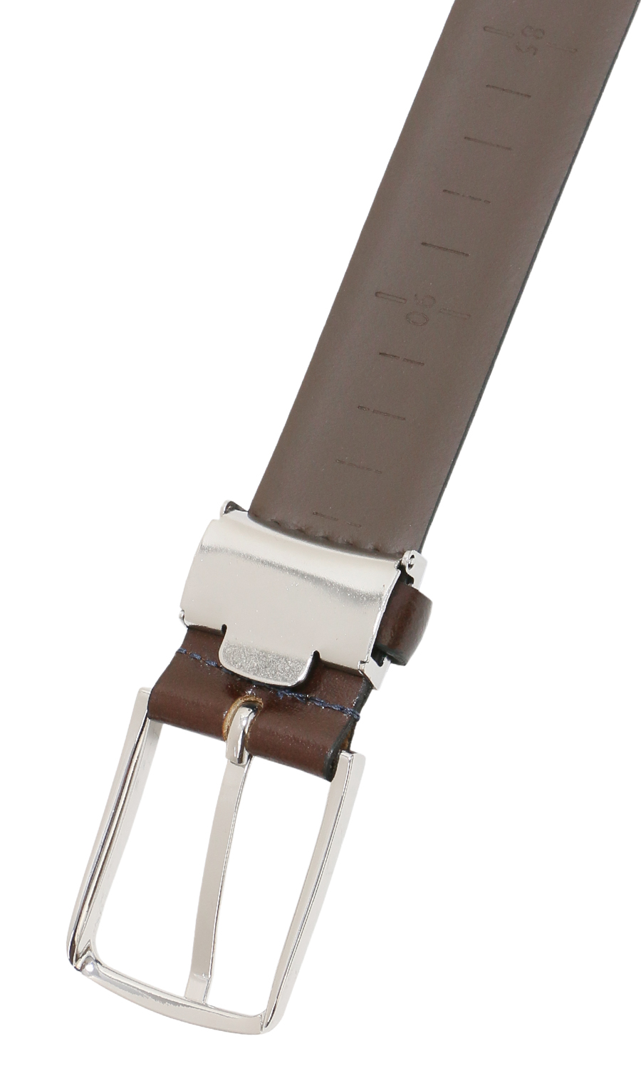 细扣环男式腰带 【ITALIAN LEATHER】 棕色系0