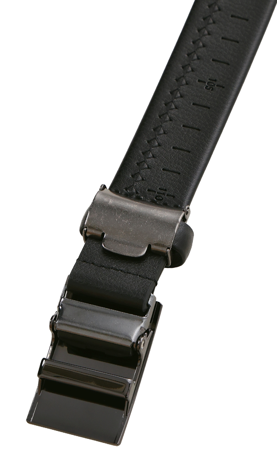 ■フィットメンズベルト【ロングサイズ】 ブラック 1